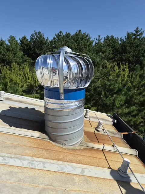 화성 팔탄면 공장 무동력팬 교체 (Neck 400mm) 현장 사진